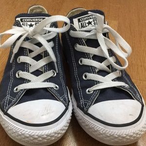 Navy Blue Size 3 Converse